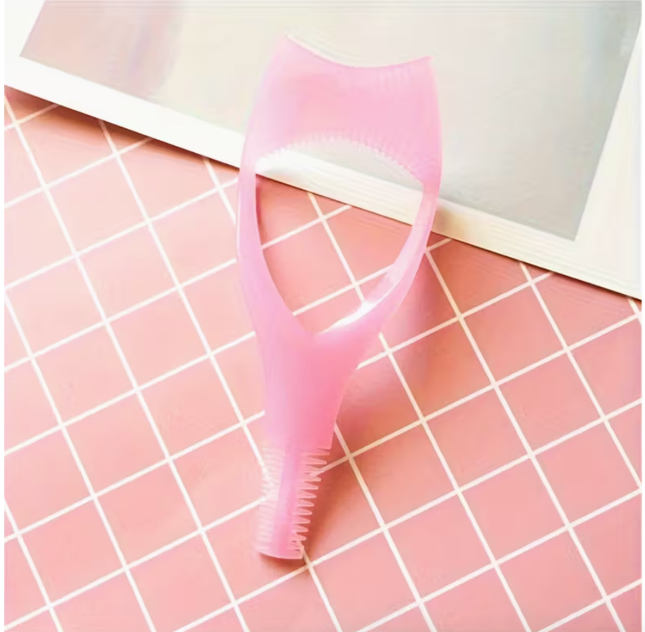 Eyelash Makeup Auxiliary Tool – Mascara Guard &amp; Lash Comb  Upper &amp; Lower Lash Guide • Dual-Sided Comb • Smooth Edges • Lightweight &amp; Compact Makeup Accessory
