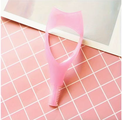 Eyelash Makeup Auxiliary Tool – Mascara Guard &amp; Lash Comb  Upper &amp; Lower Lash Guide • Dual-Sided Comb • Smooth Edges • Lightweight &amp; Compact Makeup Accessory
