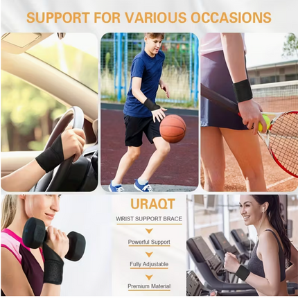 1pcs Professional Compression Lifting Wristbands – Support, Warmth & Performance