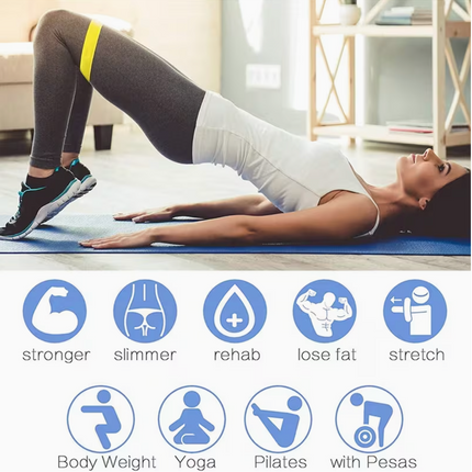 Yoga Resistance Rubber Band – Level 5 Fitness Band for Strength, Pilates & Full-Body Training