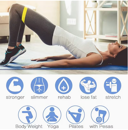 Yoga Resistance Rubber Band – Level 5 Fitness Band for Strength, Pilates &amp; Full-Body Training
