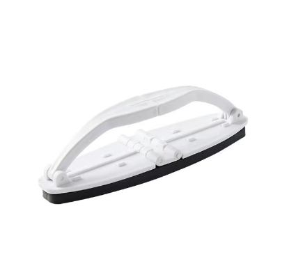 Multifunctional foldable cleaning brush with sponge for kitchen surfaces like stoves and countertops