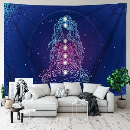 New Yoga Meditation Tapestry for Sofa or Wall Decor