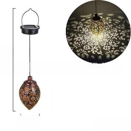 Solar LED wall light for outdoor garden decoration with warm white LED and waterproof design