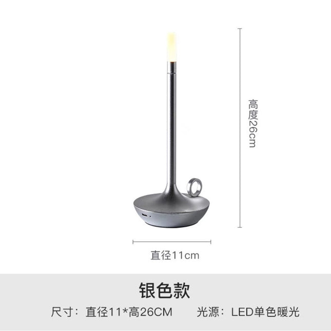 Modern Minimalist LED Vintage Candle Table Lamp