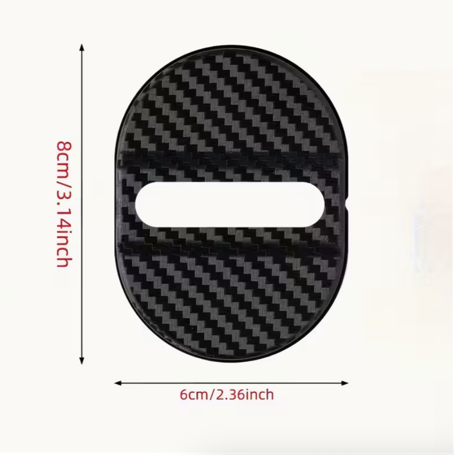 4-Pack Car Door Lock Cover Protectors – Anti-Rust Plastic Pads, Shock-Absorbing Door Entry Guards for Vehicle Protection