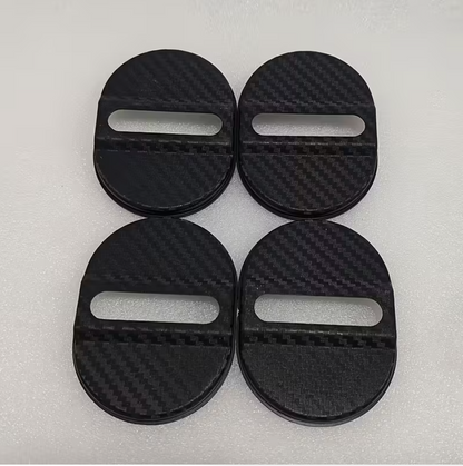 4-Pack Car Door Lock Cover Protectors – Anti-Rust Plastic Pads, Shock-Absorbing Door Entry Guards for Vehicle Protection