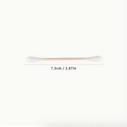 100PCS Premium Dual-Tip Swabs – Lint-Free Precision Swabs for Makeup & Cleaning