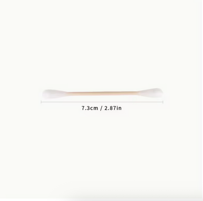 100PCS Premium Dual-Tip Swabs – Lint-Free Precision Swabs for Makeup &amp; Cleaning