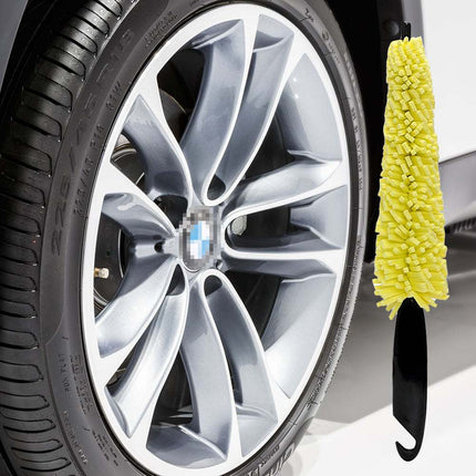 Multi-Functional Sponge Tire and Wheel Cleaning Brush