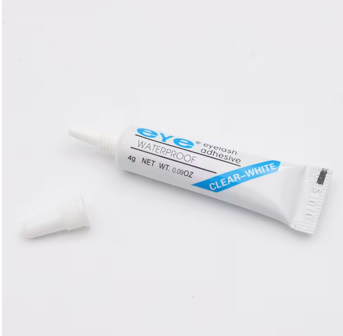 Waterproof &amp; Long-Lasting Eyelash Adhesive – Strong Hold Glue for False Eyelashes | Non-Irritating, Professional Makeup Tool