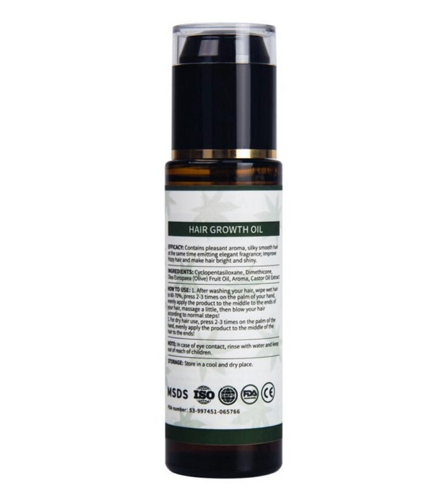 Pure \& Natural *ZIVRA* Hair Growth Oil With Castor Oil for Healthy Shiny Hair