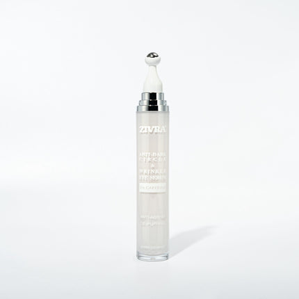 ZIVRA Anti Dark Circle Eye Serum – 5% Caffeine | Anti-Ageing & De-Puffing | 20ml | 360° Roller Applicator