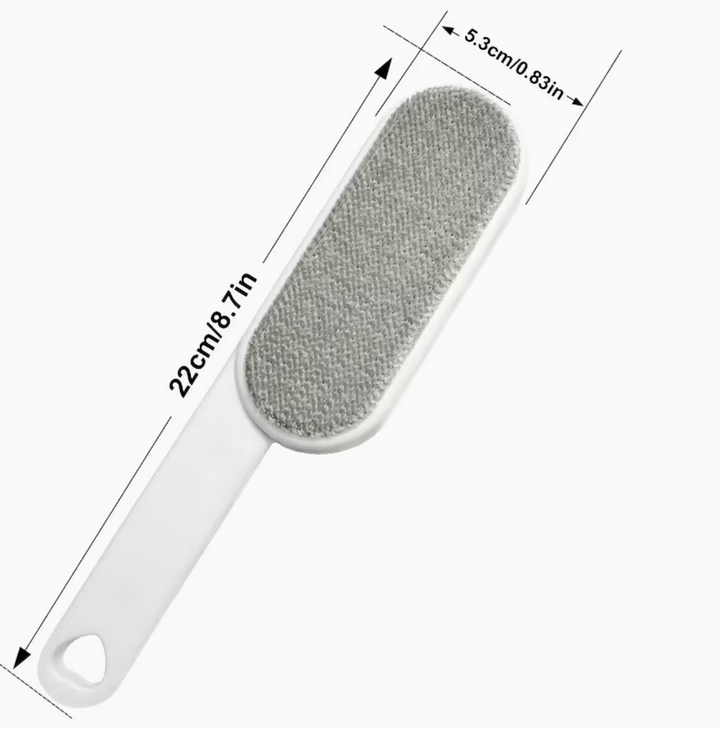 1-in-1 Dual-Sided Electrostatic Hair and Dust Remover - Powerful Manual Electrostatic Technology for Pet Hair, Lint, Carpets, Furniture, Clothing, and Bedding - Ergonomic HandleHandheld Fabric Brush Gift Choice for Valentine's Day