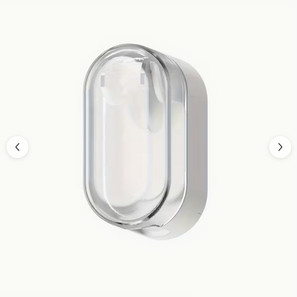 Plastic wall-mounted toothbrush holder with no-drill design, dustproof bathroom organizer, ideal for travel and easy to carry.