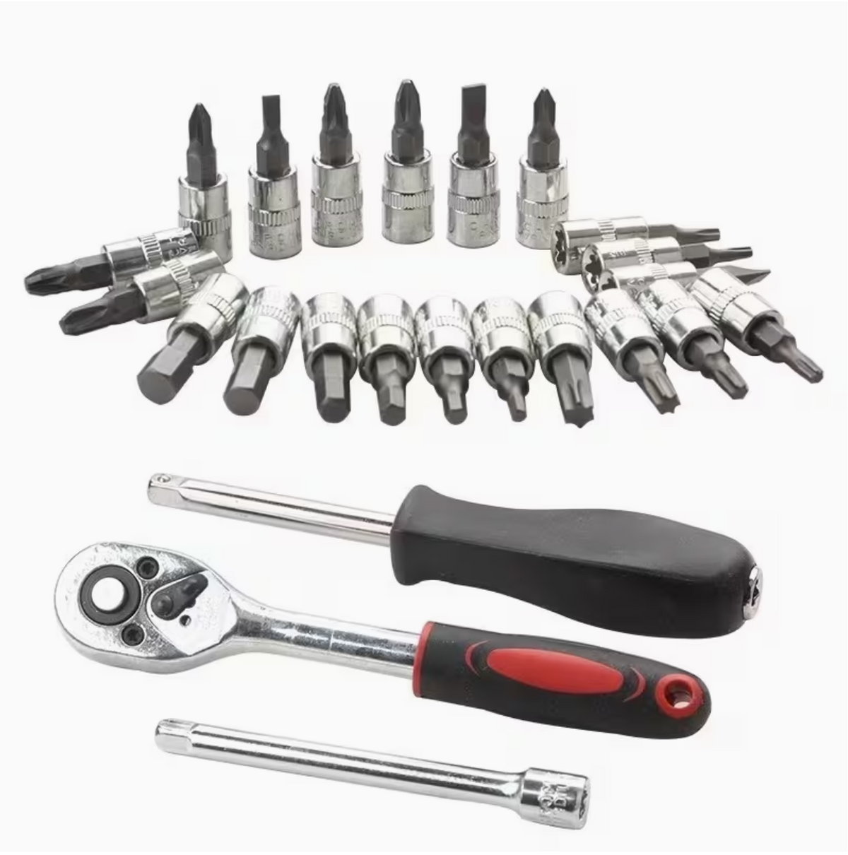 45PCS Heavy-Duty Stainless Steel Tool Set – Complete Precision Repair Kit