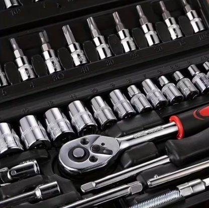 45PCS Heavy-Duty Stainless Steel Tool Set – Complete Precision Repair Kit