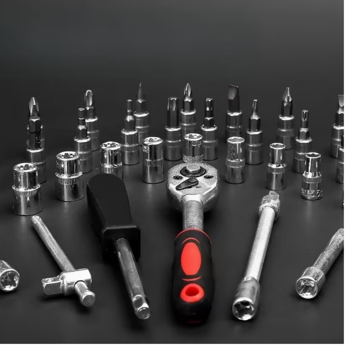 45PCS Heavy-Duty Stainless Steel Tool Set – Complete Precision Repair Kit