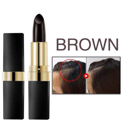 Lai Mei 3.8g Hair Dye Stick for quick gray coverage in brown and black, portable and easy-to-use