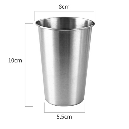 Stainless Steel Single Layer Handy Drinking Cup