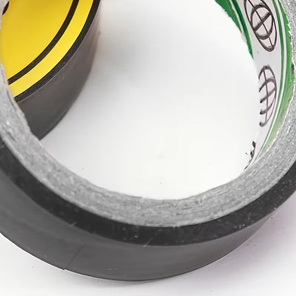 5 Rolls Premium Black Electrical Tape – High-Temperature Resistant, Flame-Retardant & Insulating Tape