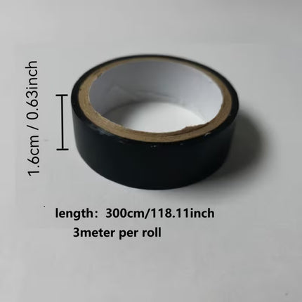 5 Rolls Premium Black Electrical Tape – High-Temperature Resistant, Flame-Retardant & Insulating Tape