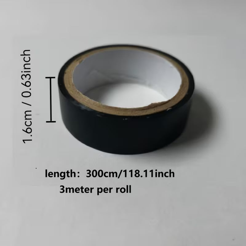 5 Rolls Premium Black Electrical Tape – High-Temperature Resistant, Flame-Retardant &amp; Insulating Tape