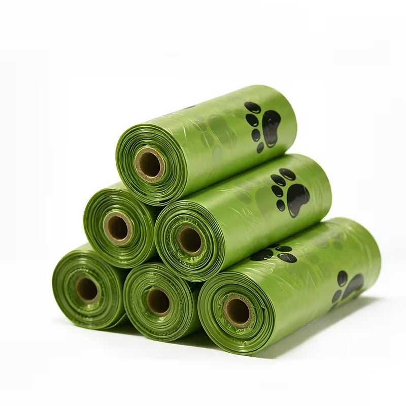 Extra-Thick Dog Waste Bags – 5 Rolls, Leak-Resistant Pet Waste Disposal Bags