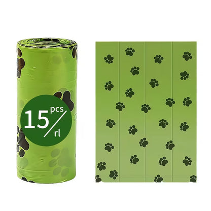 Extra-Thick Dog Waste Bags – 5 Rolls, Leak-Resistant Pet Waste Disposal Bags