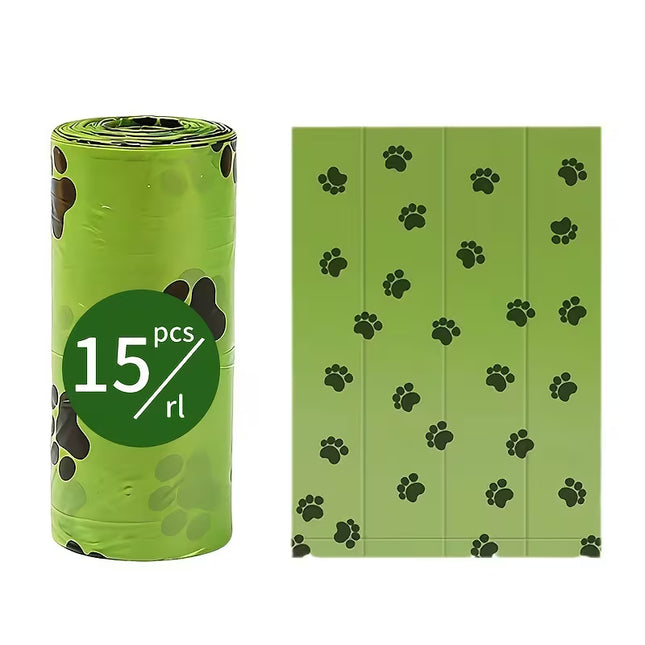Extra-Thick Dog Waste Bags – 5 Rolls, Leak-Resistant Pet Waste Disposal Bags