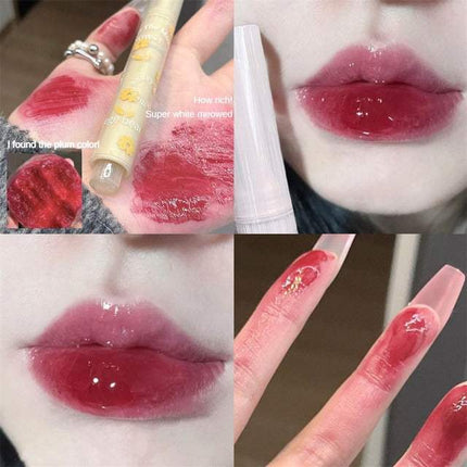 Flower Love Jelly Mirror Lipstick - Waterproof & Moisturizing