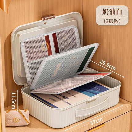 Document Storage Bag and File Holder for Important Papers