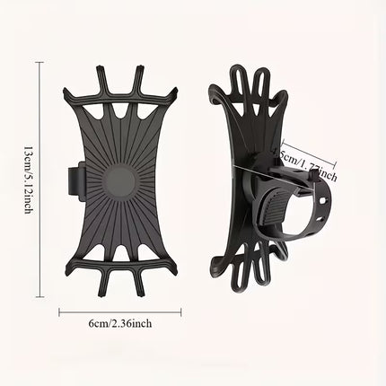 Bicycle Phone Holder – 360° Rotating Shockproof Handlebar Mount for Smartphones