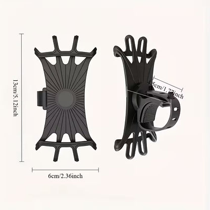 Bicycle Phone Holder – 360° Rotating Shockproof Handlebar Mount for Smartphones
