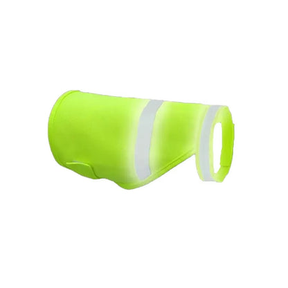 Reflective Dog Safety Vest – High-Visibility Fluorescent Yellow Jacket