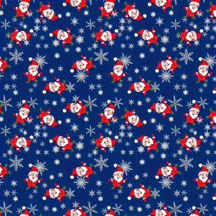 2pcs Christmas Wrapping Paper & Wall Decoration Stickers – Festive Cartoon Designs