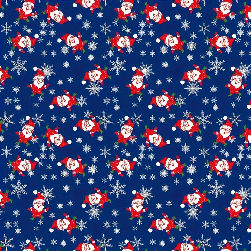 2pcs Christmas Wrapping Paper &amp; Wall Decoration Stickers – Festive Cartoon Designs