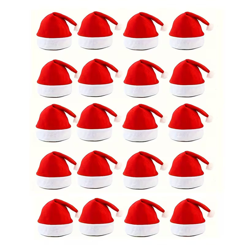 Adult Santa Claus Hat – Non-Woven Fabric Christmas Party Hat