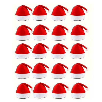 Adult Santa Claus Hat – Non-Woven Fabric Christmas Party Hat