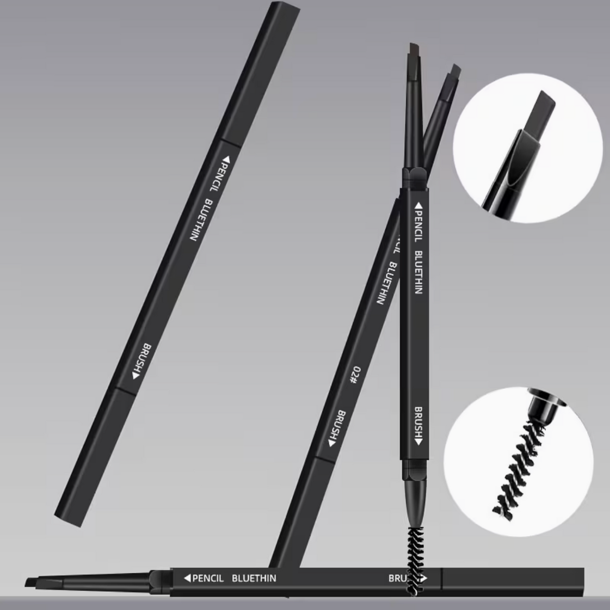 Black Smooth Dual-Ended Eyebrow Pencil – Natural, Defined Brows That Last All Day