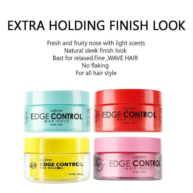 Cross-Border Hair Wax and Pomade with brush for sleek styling and long-lasting hold