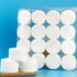 Set of 50 lint-free round makeup remover wipes by UK Dropships for facial and eye cleansing, perfect for gentle makeup removal.