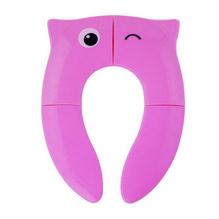 Owl-Shaped Folding Toilet Seat