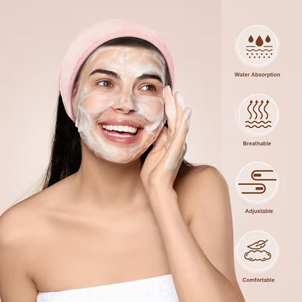 Soft colorful Buckle Hairband by UK Dropships, ideal for makeup, facial cleansing, and hair styling for women and girls.