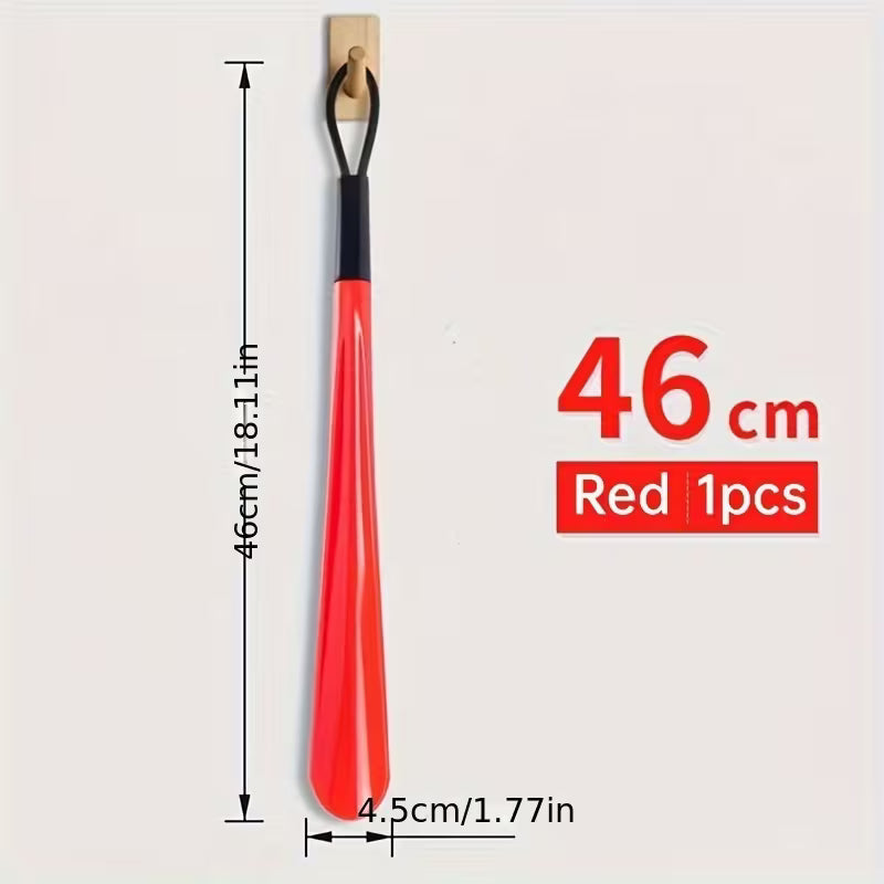 1pc Extra-Long Flexible Plastic Shoe Horn – Shoe Lifter and Spoon-Shaped Dressing Aid