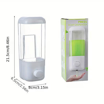 Wall-Mounted Soap Dispenser – No-Drill Shampoo and Conditioner Pump for Bathroom and Shower