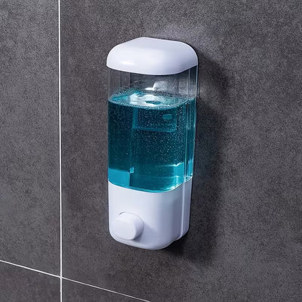 Wall-Mounted Soap Dispenser – No-Drill Shampoo and Conditioner Pump for Bathroom and Shower