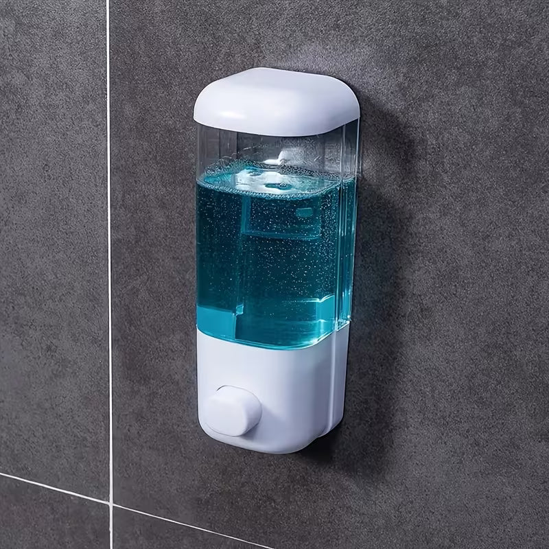 Wall-Mounted Soap Dispenser – No-Drill Shampoo and Conditioner Pump for Bathroom and Shower