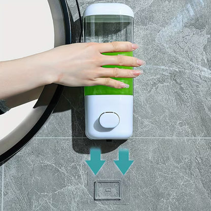 Wall-Mounted Soap Dispenser – No-Drill Shampoo and Conditioner Pump for Bathroom and Shower