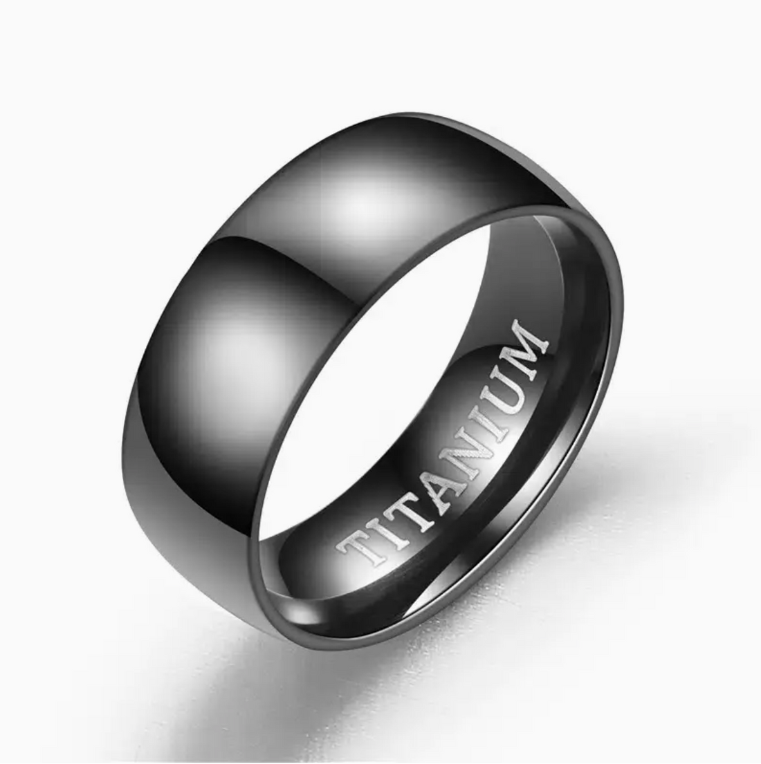 Men’s Minimalist Stainless Steel Band Ring – Sleek &amp; Durable Design | Available in Sizes 6, 7 &amp; 8